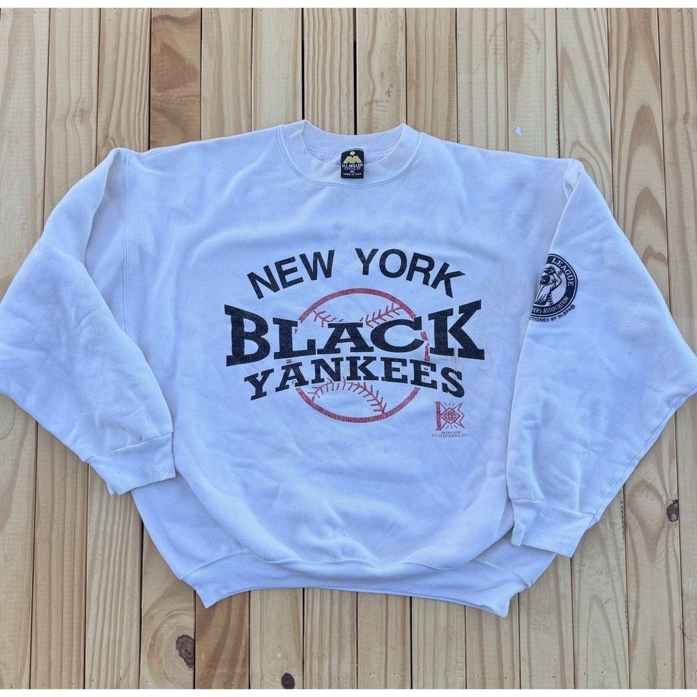 Rare Vintage H. L. Miller Gold Baseball New York Black Yankees NEGRO LEAGUE‎ XL